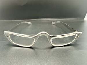 VINTAGE *LIBERTY* Aluminum Half Eye Frames Made In The USA (M-1) 5 3/4